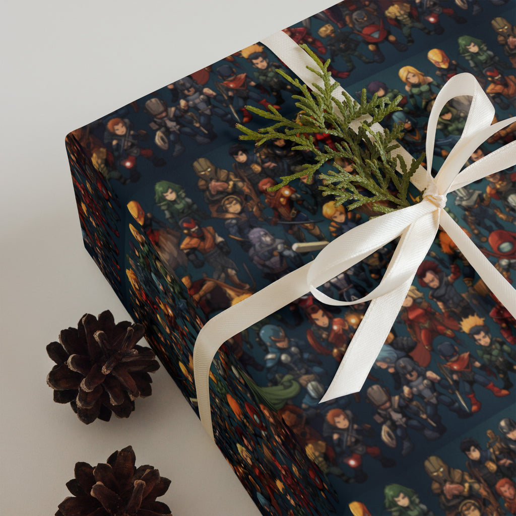 Superhero wrapping paper sheets - Caster Coast