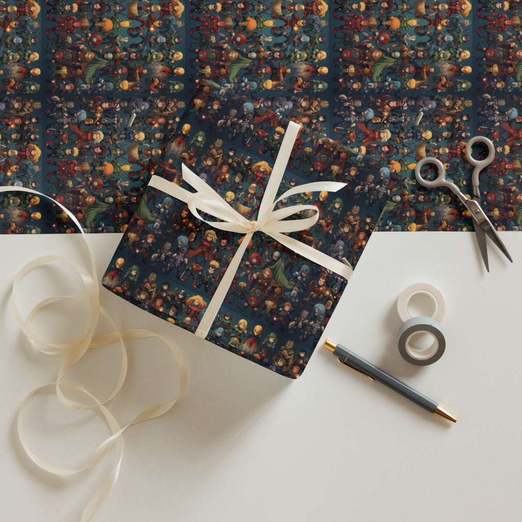 Superhero wrapping paper sheets - Caster Coast