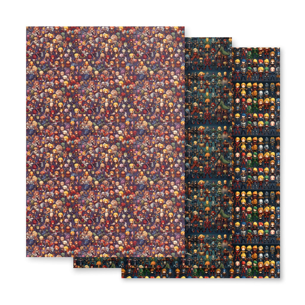 Superhero wrapping paper sheets - Caster Coast