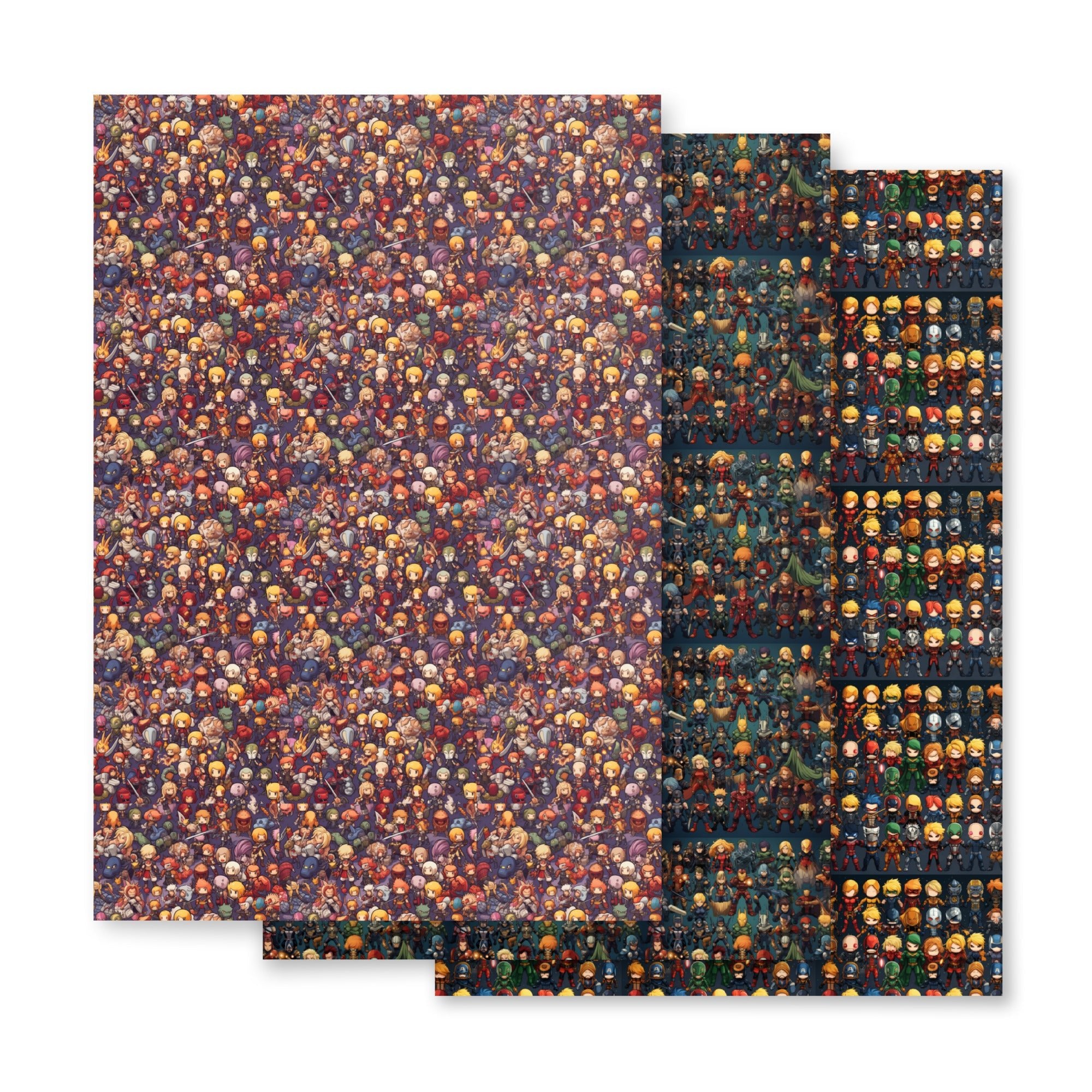 Superhero wrapping paper sheets - Caster Coast