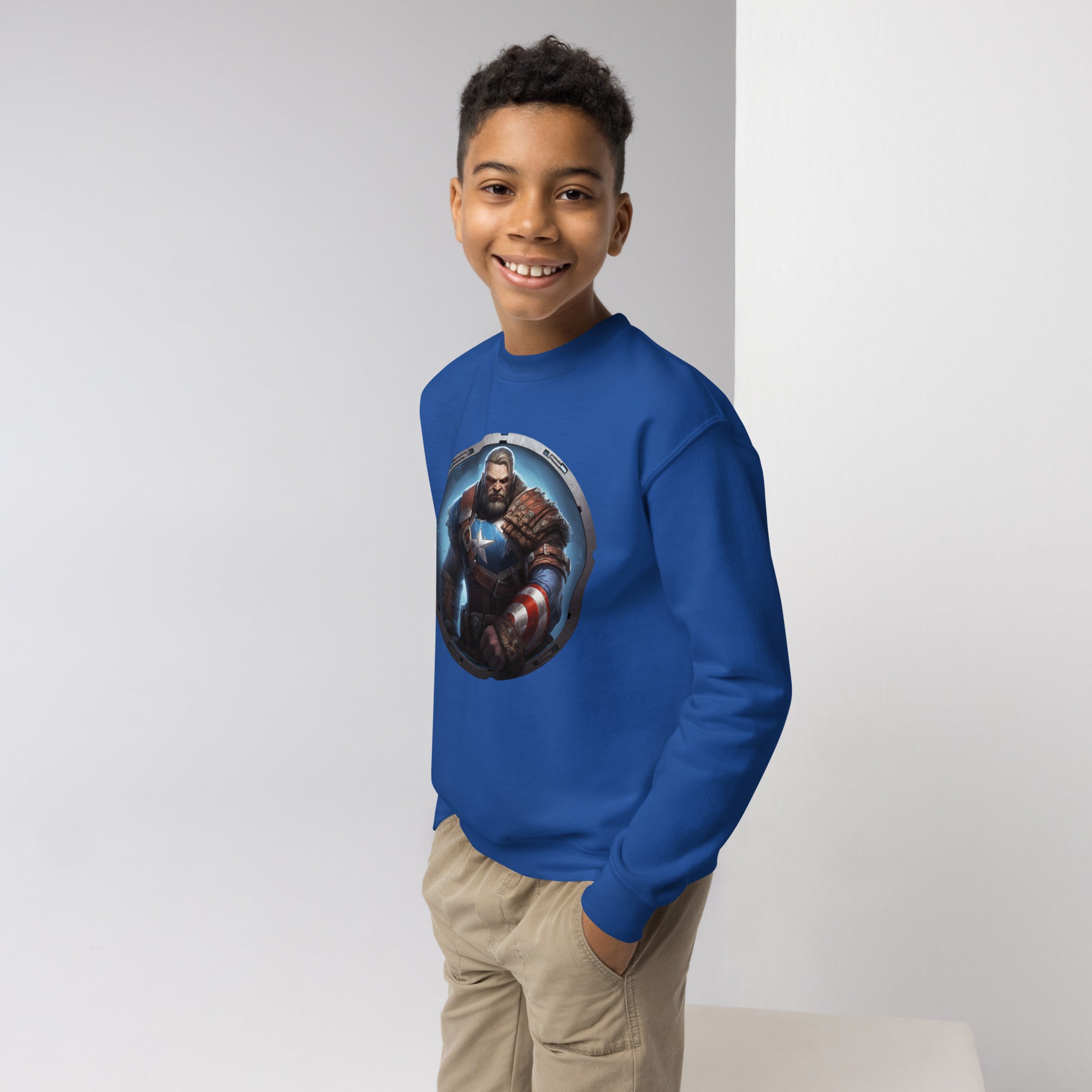 Cap youth crewneck sweatshirt - Caster Coast