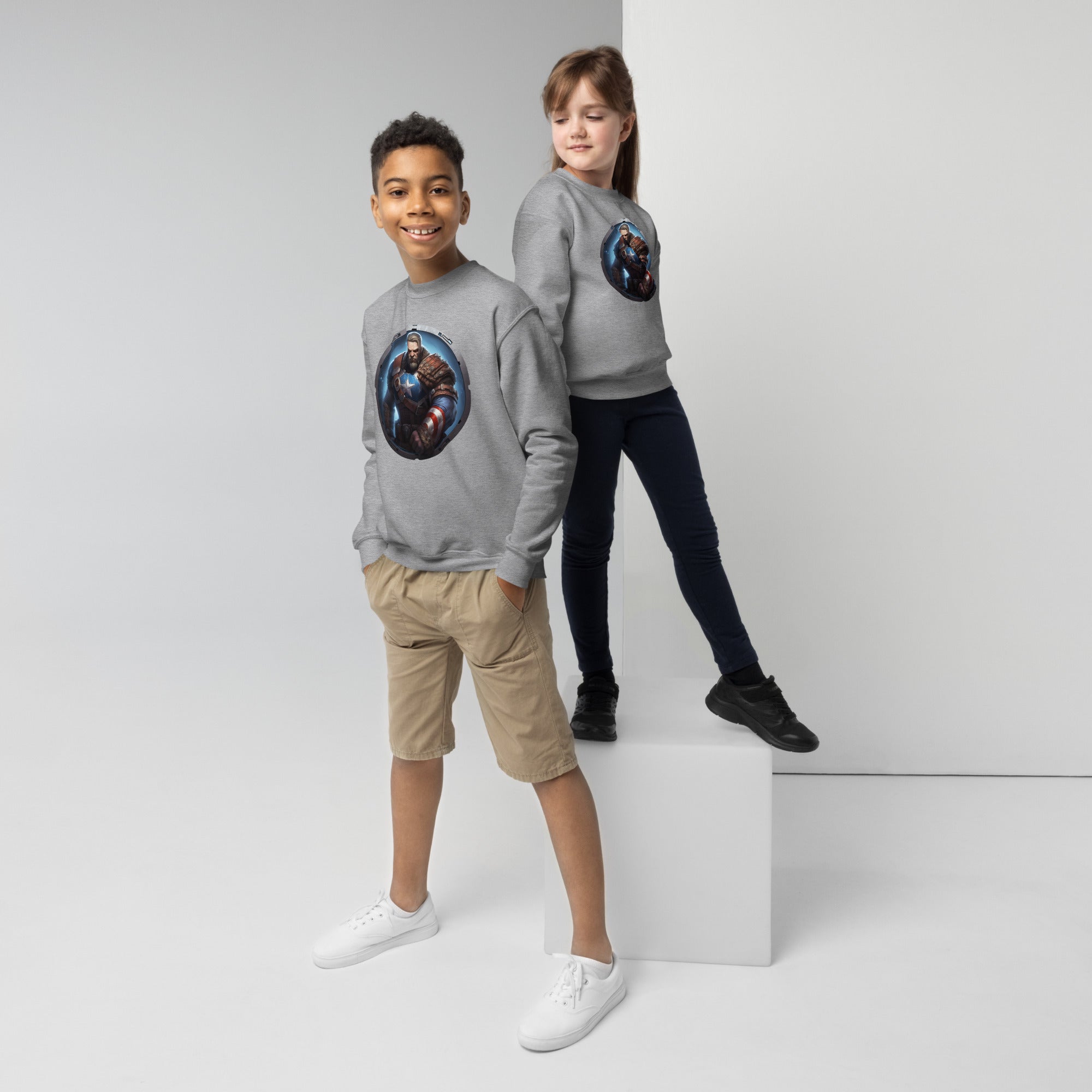 Cap youth crewneck sweatshirt - Caster Coast