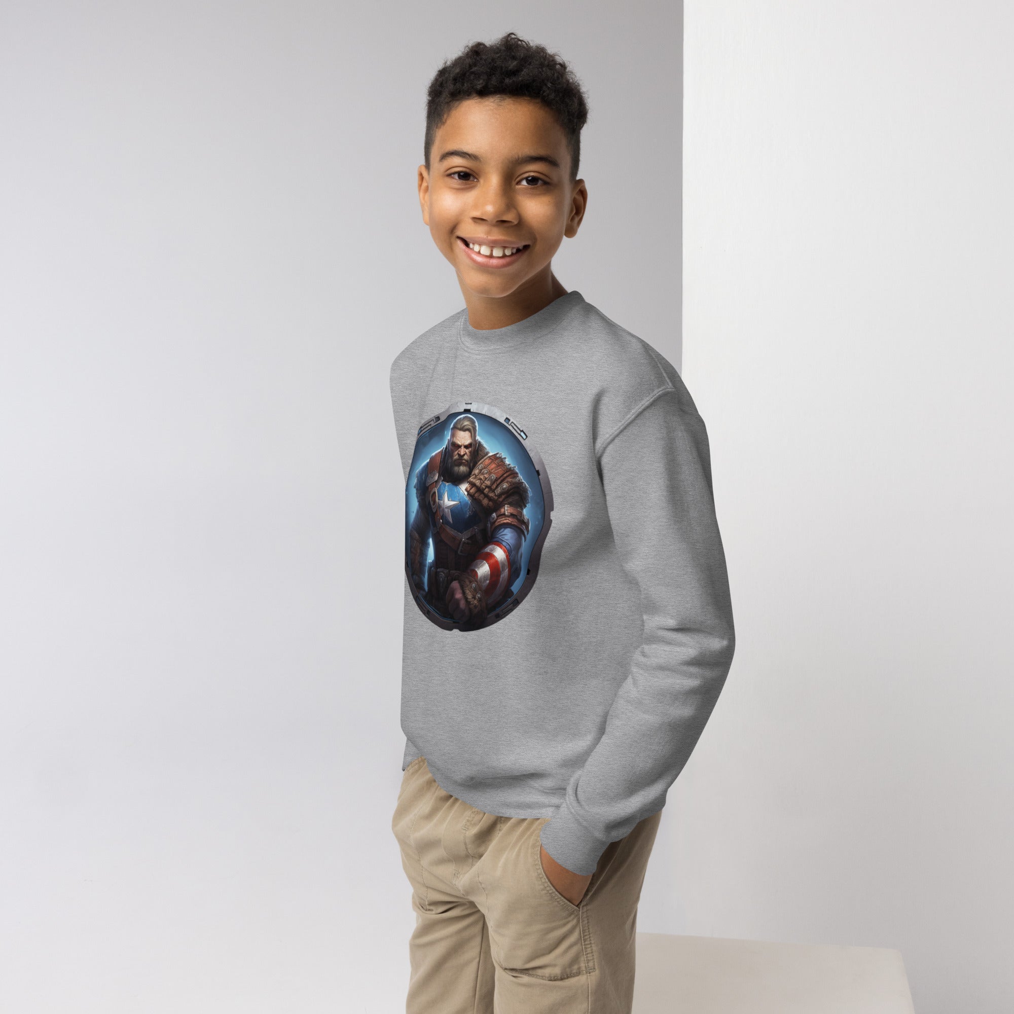 Cap youth crewneck sweatshirt - Caster Coast