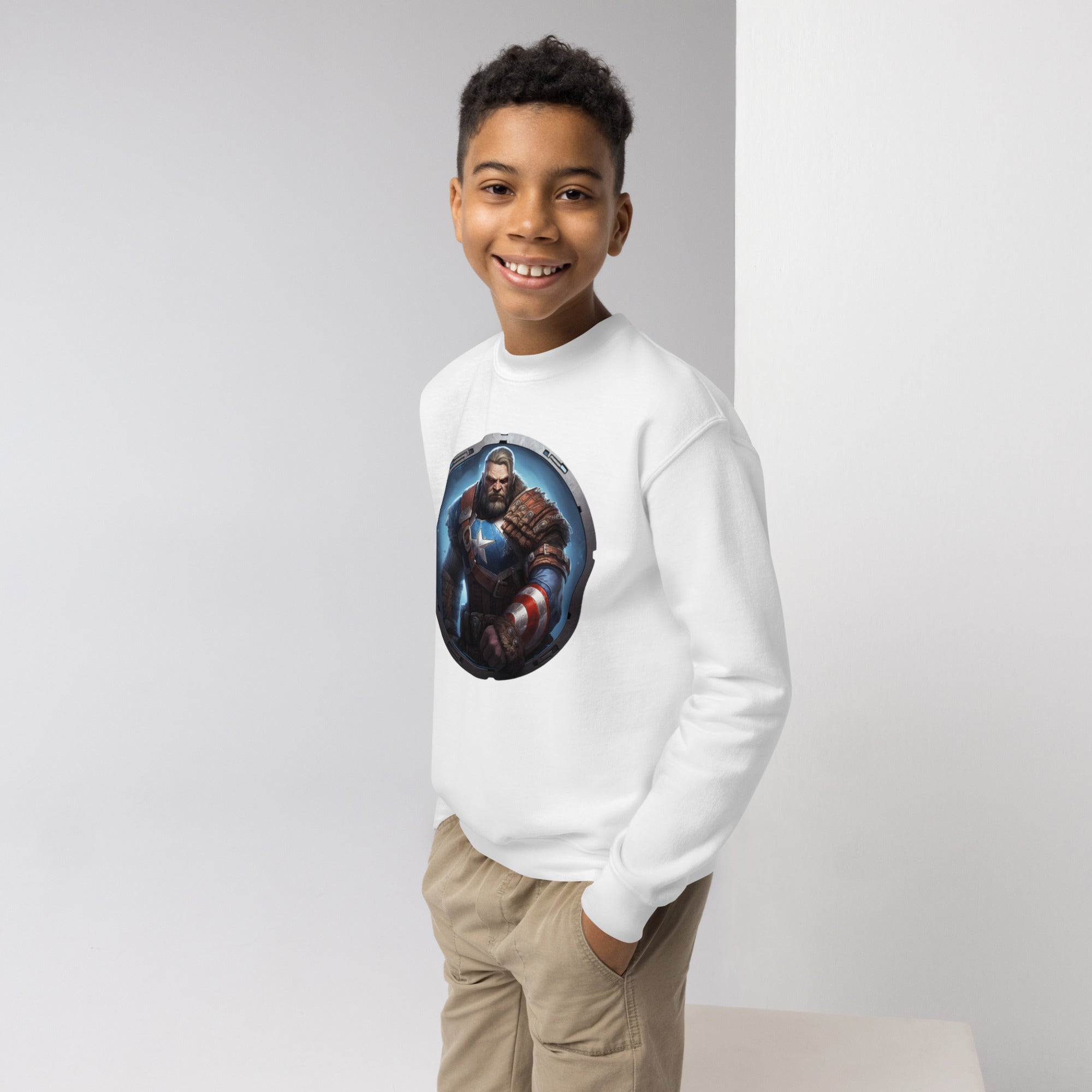 Cap youth crewneck sweatshirt - Caster Coast