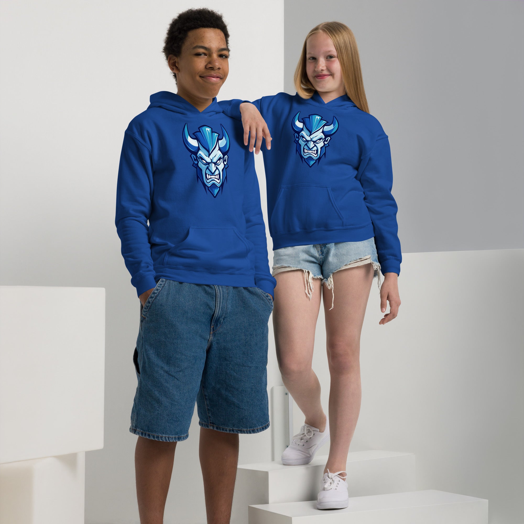 Blue Devil youth heavy blend hoodie - Caster Coast