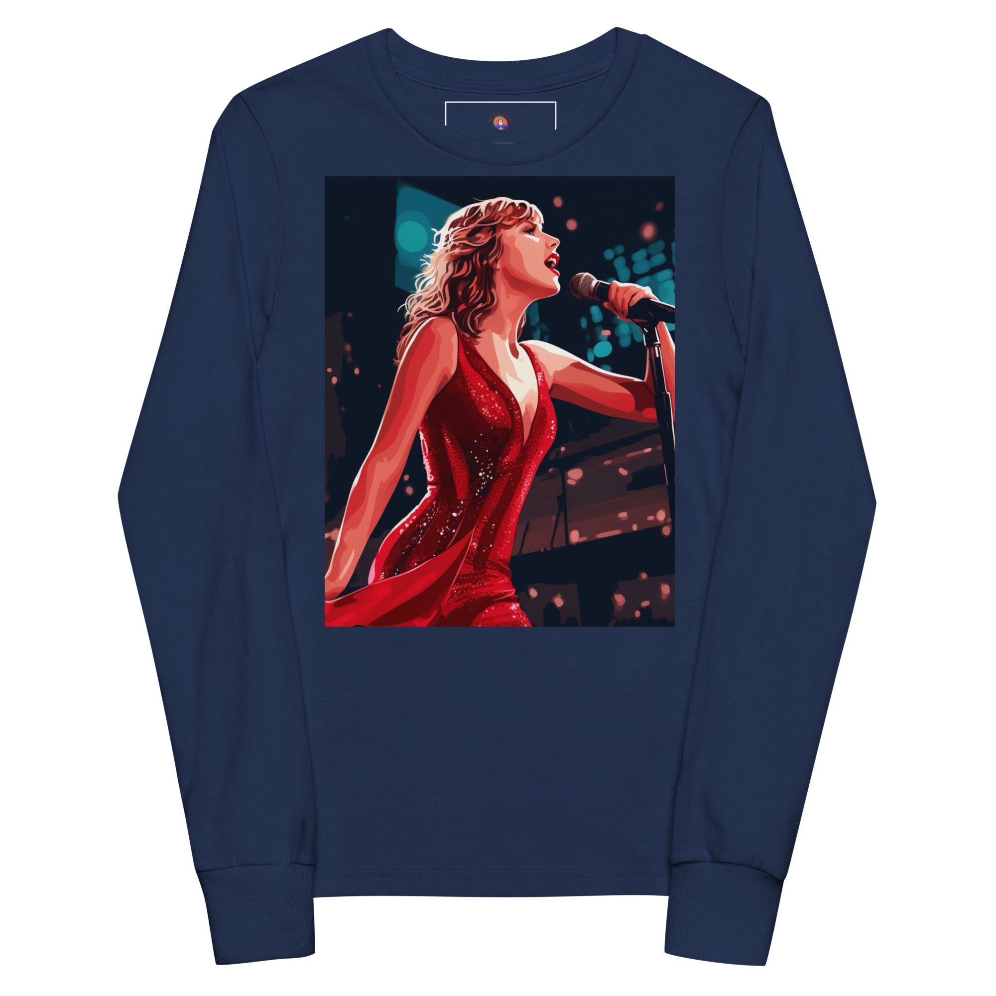 Taylor Swift fan art youth long sleeve tee - Caster Coast